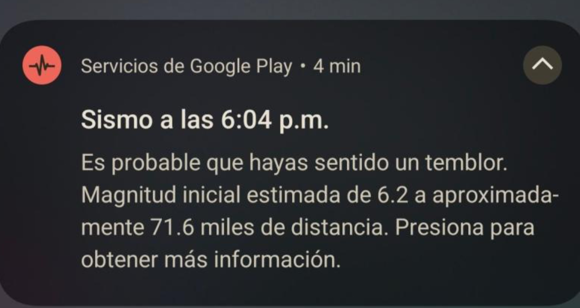 ¿Cómo funciona el sistema de Alertas de Terremotos de Google? 