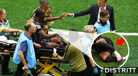 Así fue la lesión de Ismaël Koné durante partido vs Qatar