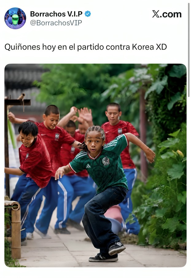 Los memes que dejó México vs. Corea