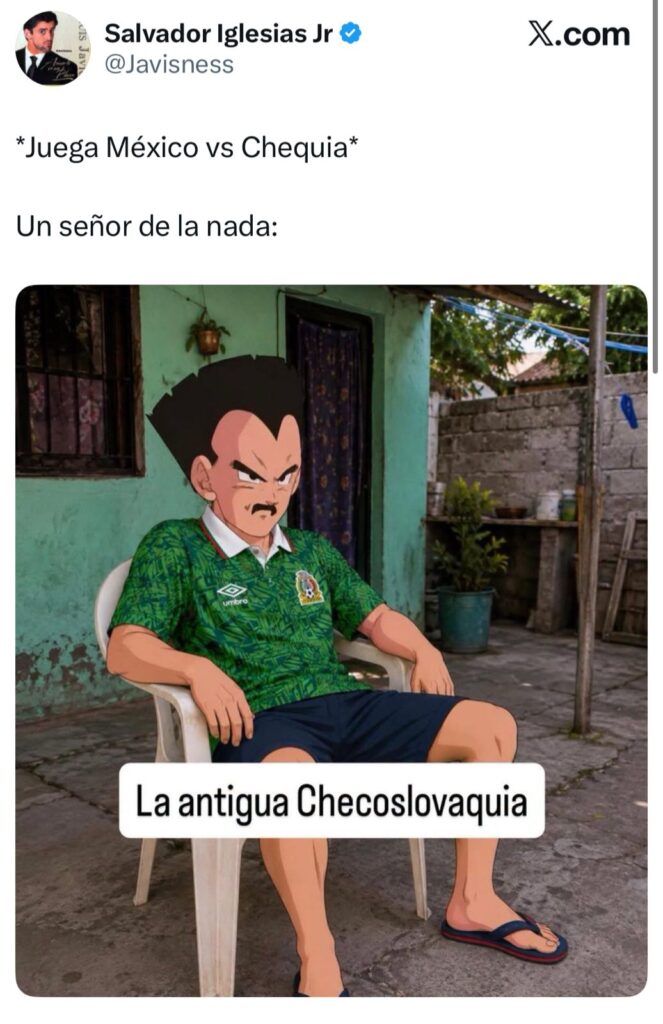Los memes de México vs. Chequia