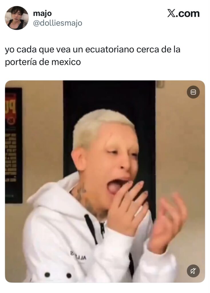 Los memes de México vs. Ecuador
