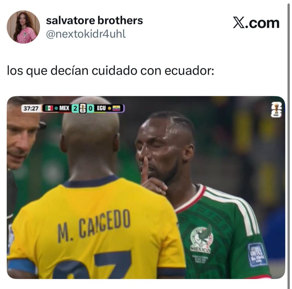 Memes que dejó dejó la victoria de México vs. Ecuador