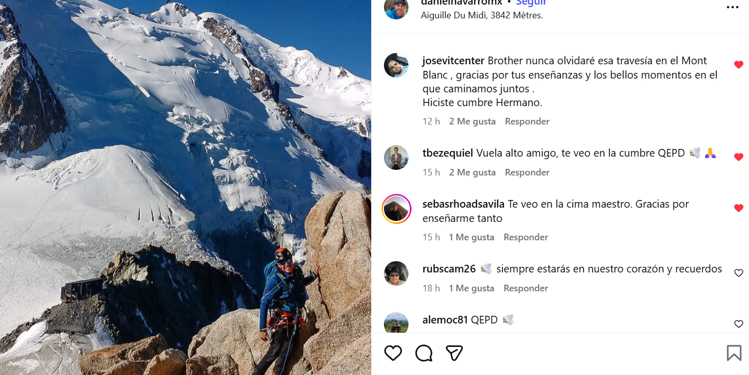 Redes lamentan fallecimiento de Daniel Navarro 