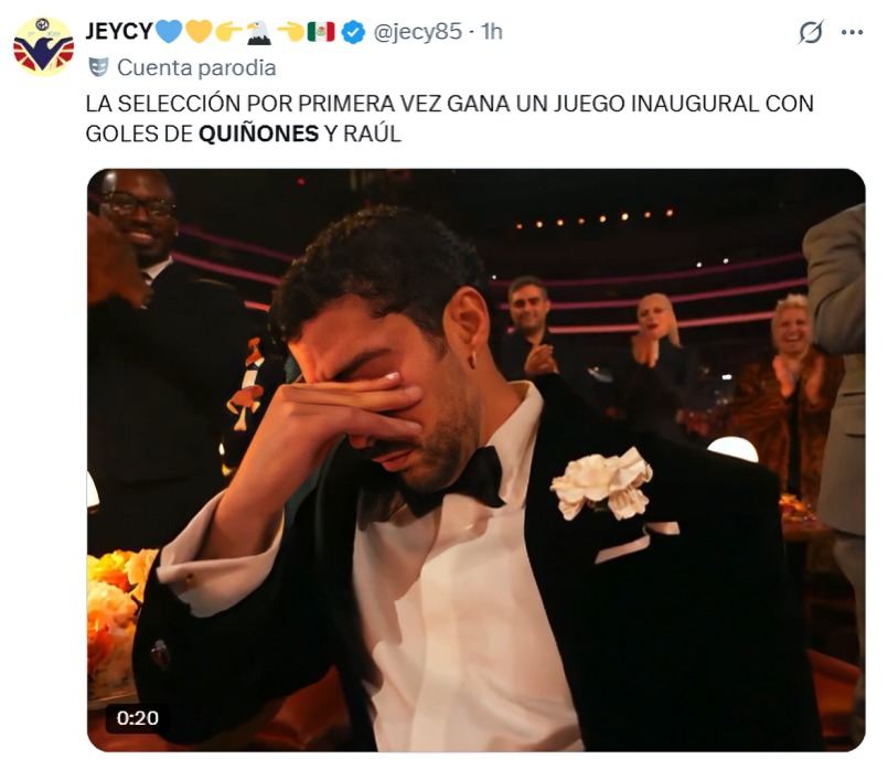 Redes celebran goles de México