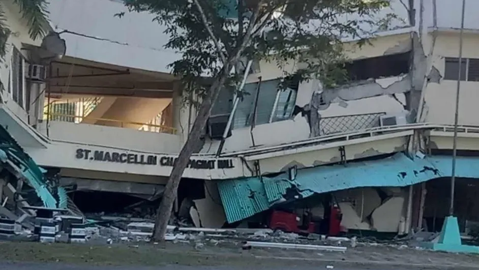 Foto del terremoto en Filipinas
