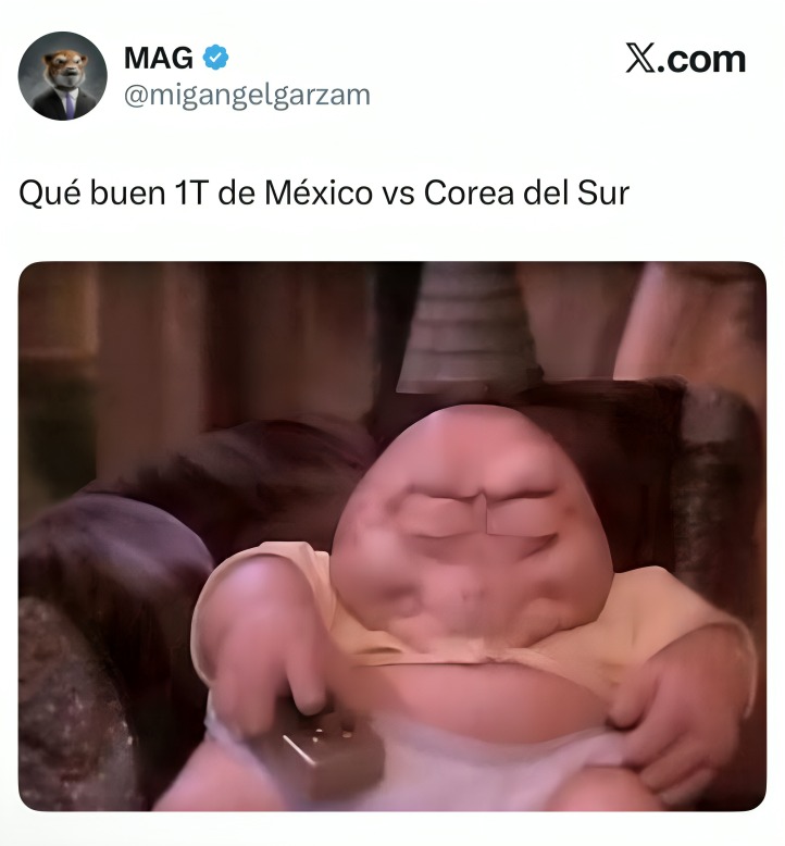 Usuarios reaccionan a partido México vs. Corea