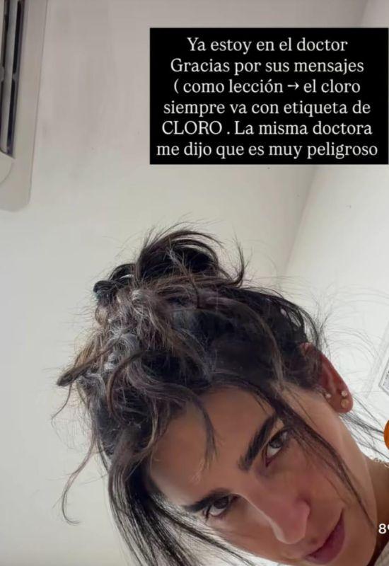 Este es el estado de salud de Bárbara tras ingerir cloro