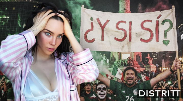 Belinda responde con atrevidas fotos en pijama a burlas tras error sobre "¿y si sí?"