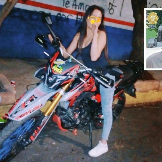 Patrullas de la SSC resguardan la zona donde ocurrió el feminicidio de Gaeli.