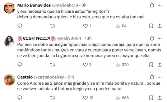 Cara de Galilea Montijo causa polémica