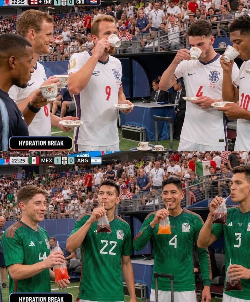 Memes del partido Inglaterra vs. México