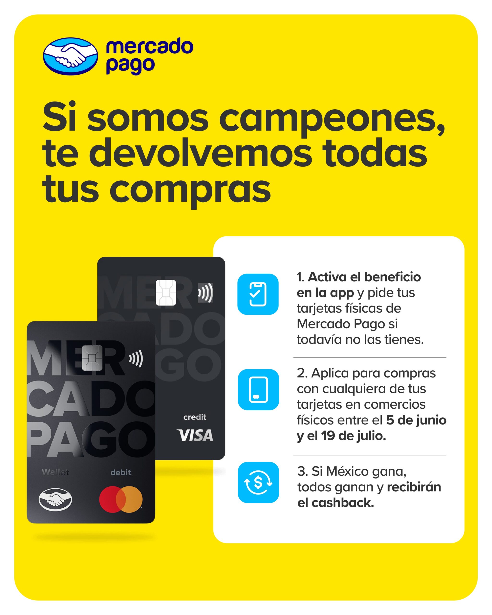Mercado Pago dará 100% cashback si México gana el Mundial 
