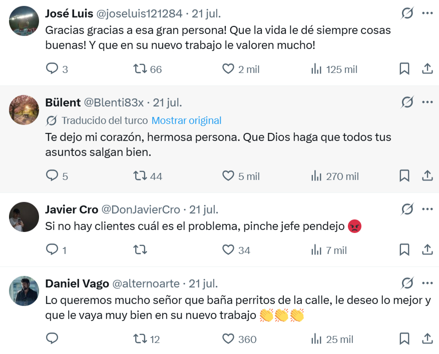 Caso de gasolinero que bañaba perros se viraliza