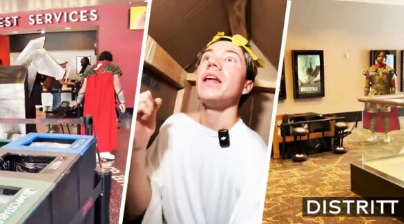 YouTubers hacen caballo de Troya para ver La Odisea gratis